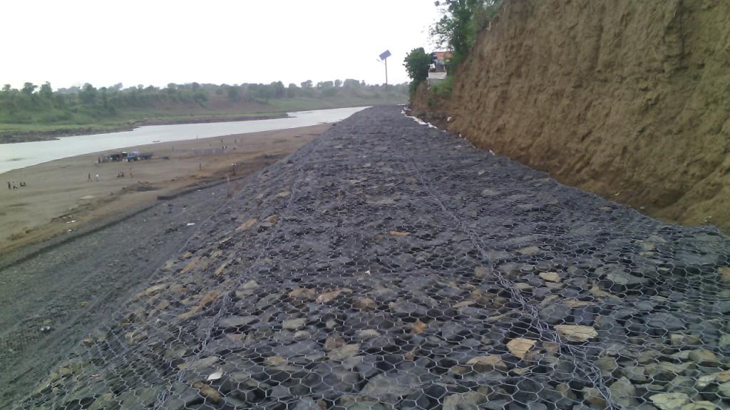 Riverbank Protection Works at Narmada River, Madhya Pradesh