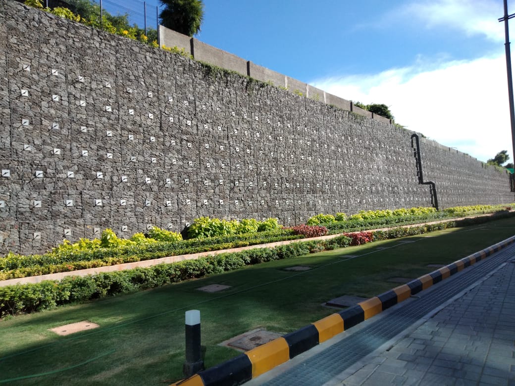 Slope Stabilization Works at Shriram – Gate Way IT-Park, Chennai